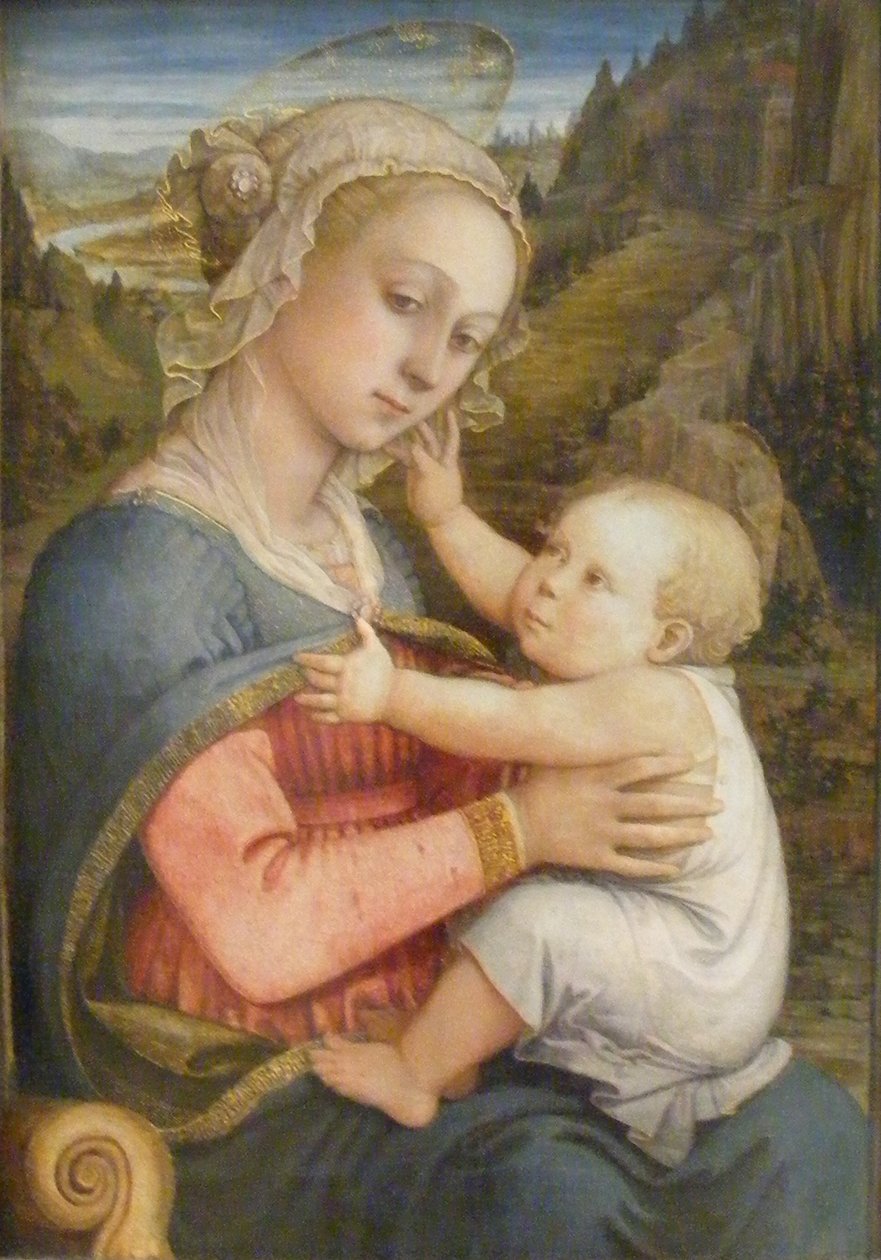 Alemão: Maria mit Kind Madonna and child de Filippo Lippi