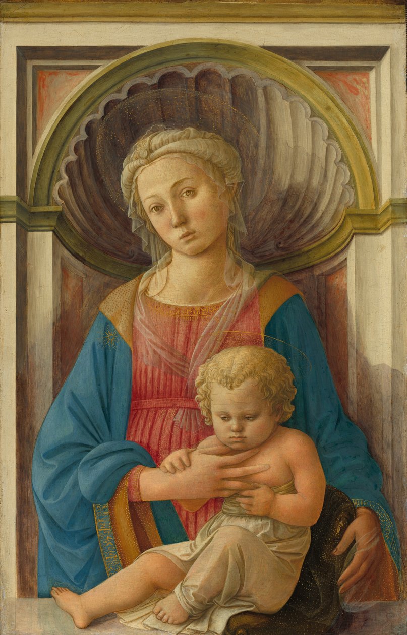 Madonna e Criança, c. 1440. de Filippo Lippi