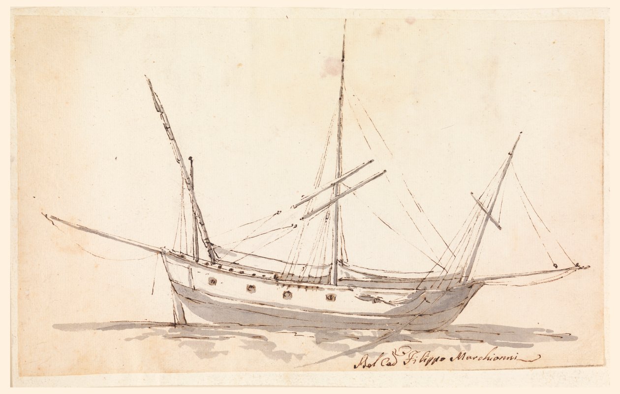 Um veleiro de Filippo Marchionni