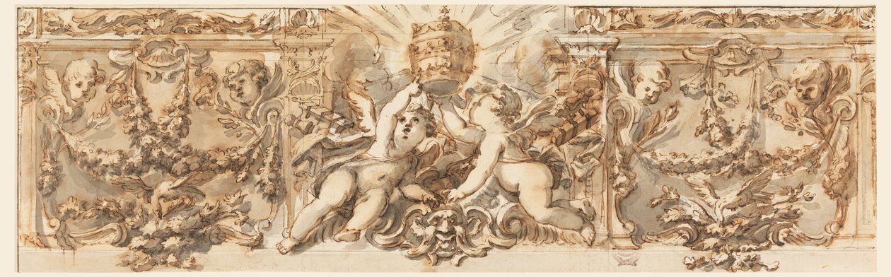 Decoração de um friso de Filippo Marchionni