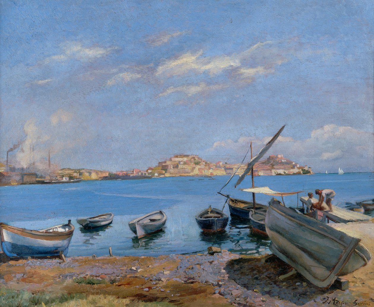 Portoferraio visto de San Giovanni de Filippo Marfori Savini