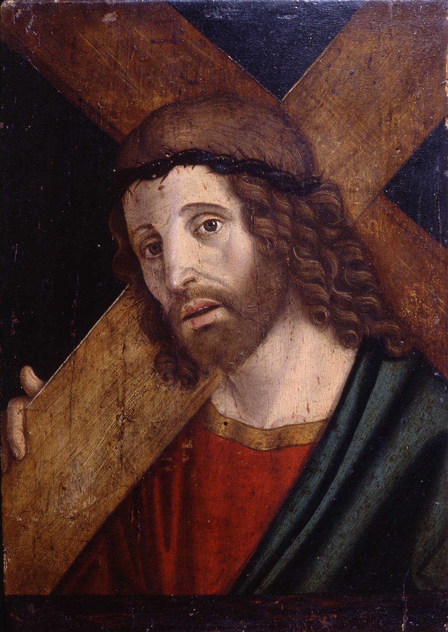 Cristo carregando a cruz, c. 1500 de Filippo Mazzola