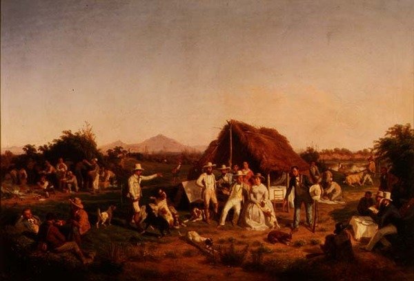 A Festa de Caça de Fernando II de Nápoles de Filippo Palizzi