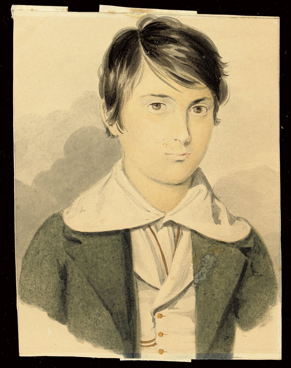 Um retrato de Dante Gabriel Rossetti de Filippo Pistrucci
