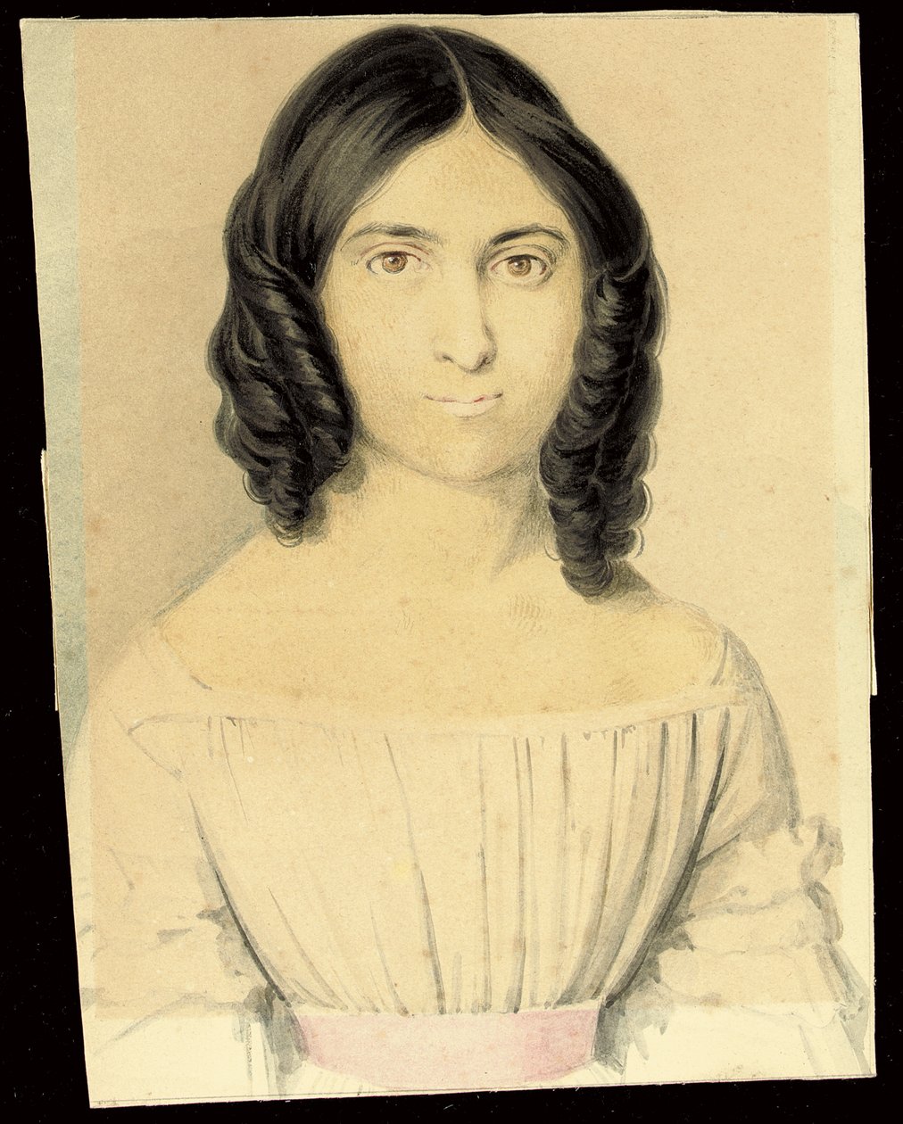 Um retrato de Maria Francesca Rossetti de Filippo Pistrucci