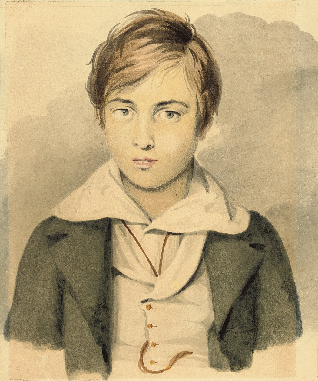 Um retrato de William Michael Rossetti de Filippo Pistrucci