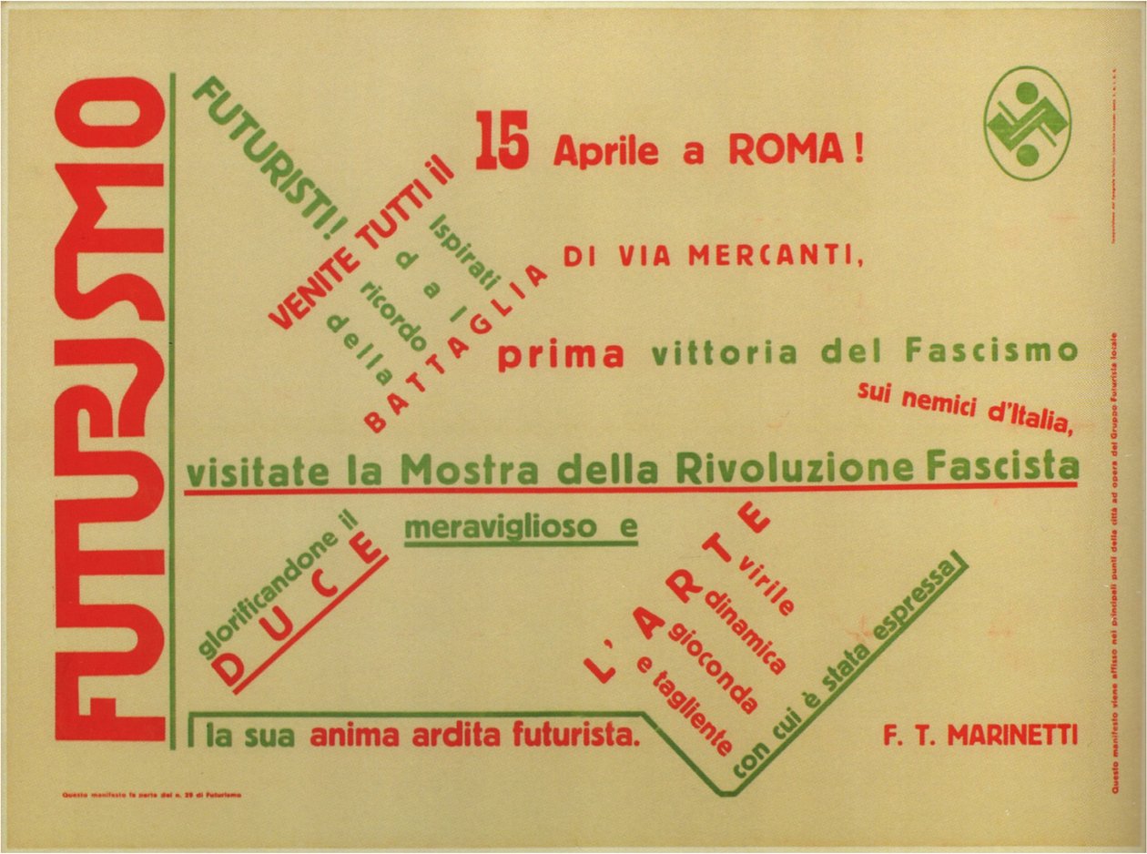 Futurismo, 1932 de Filippo Tommaso Emilio Marinetti