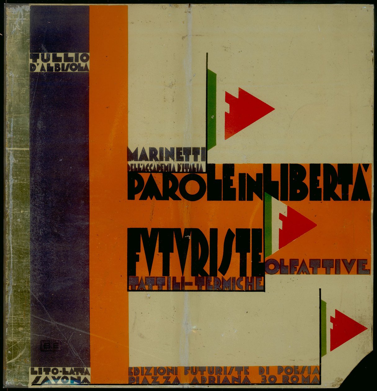 Palavras em liberdade, 1932. de Filippo Tommaso Emilio Marinetti