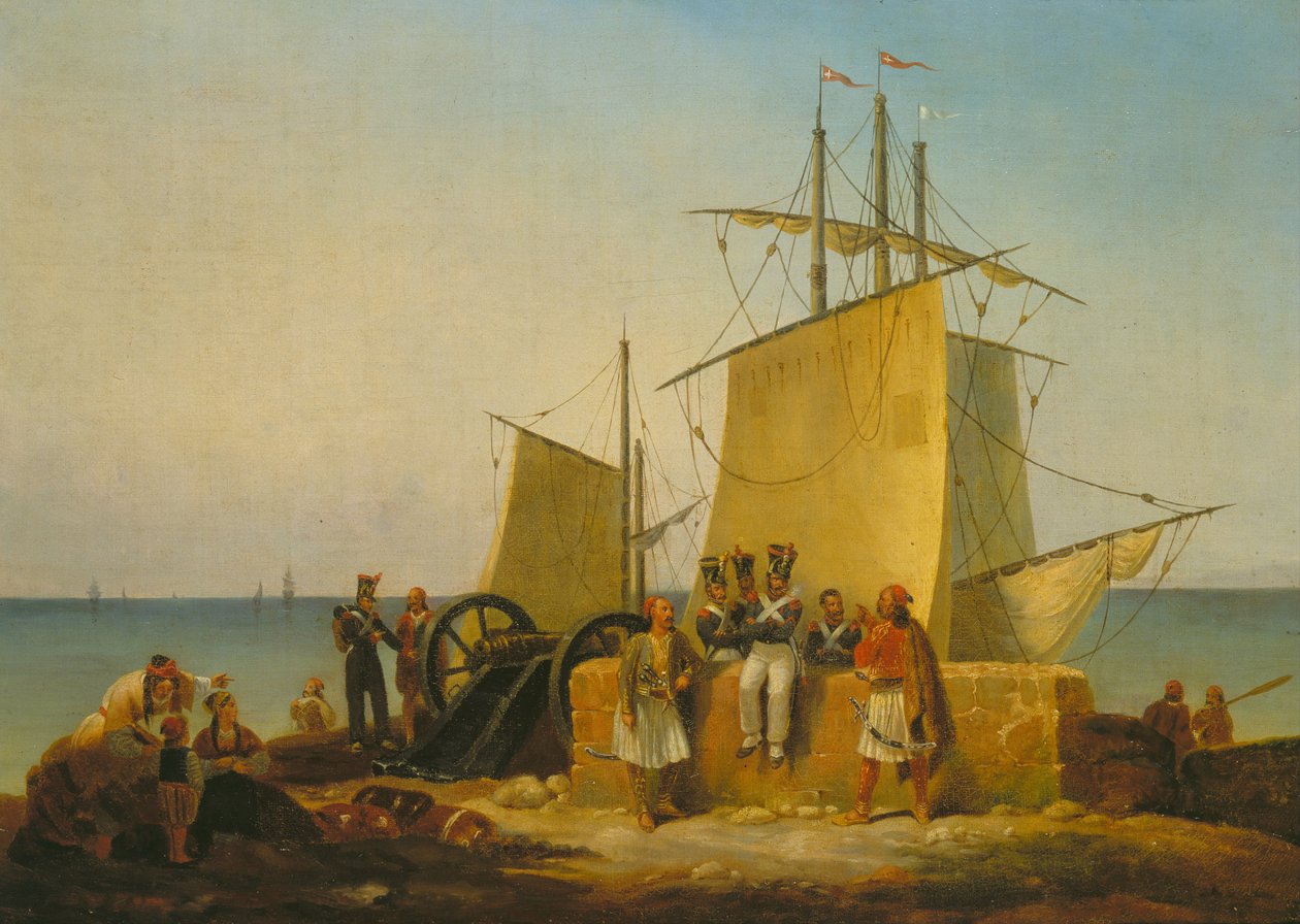 A Missão Francesa no Morea Peloponeso, 1828 de Finert