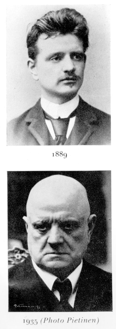 Jean Sibelius (1865-1957) 1889 de Finnish Photographer
