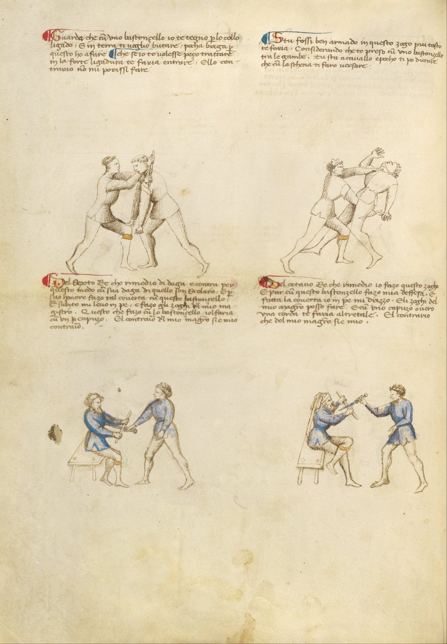 Combate com Rondel e Adaga de Fiore Furlan dei Liberi da Premariacco