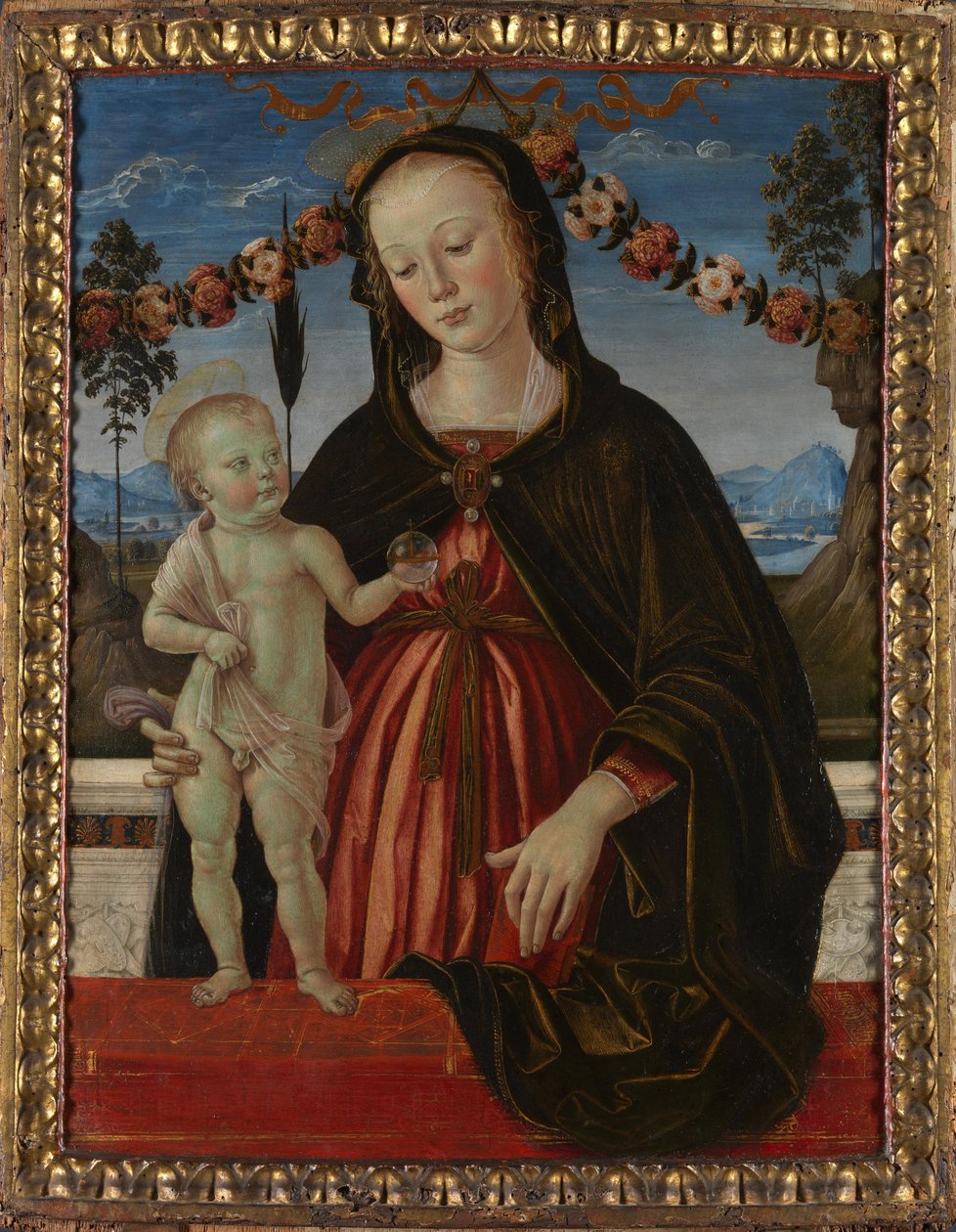 A Virgem e o Menino, c. 1473 de Fiorenzo di Lorenzo
