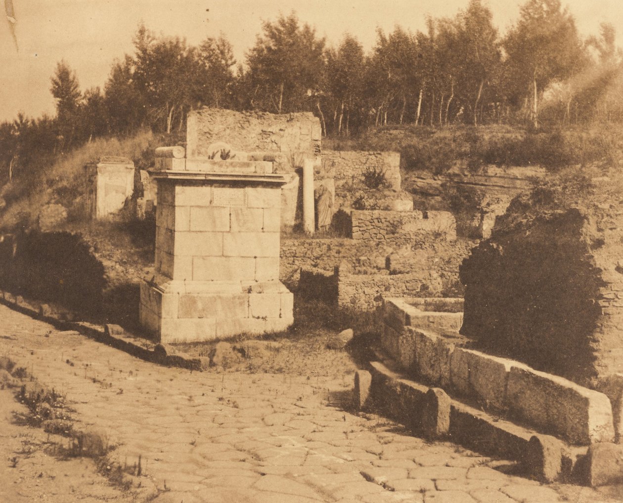 (Rua dos Túmulos, Pompeia) de Firmin Eugène Le Dien
