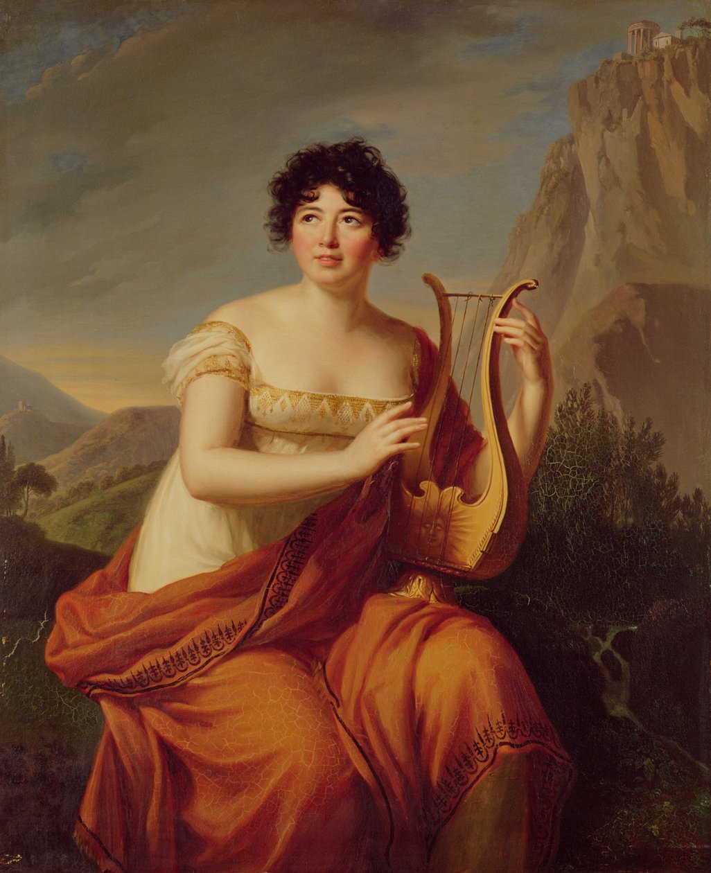 Madame de Stael e Corinne de Firmin Massot