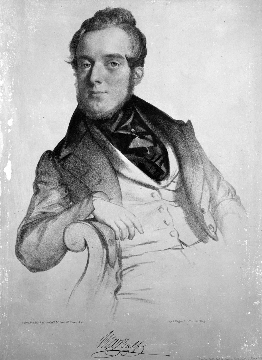 Michael Balfe, gravado pelo artista de Firmin Salabert