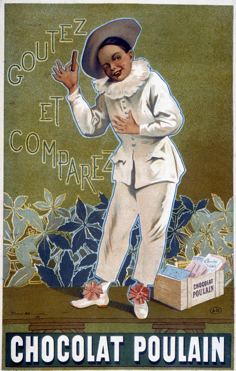 Publicidade do Chocolat Poulain: "Provar e Comparar". Por Fermin Bouisset de Firmin Bouisset