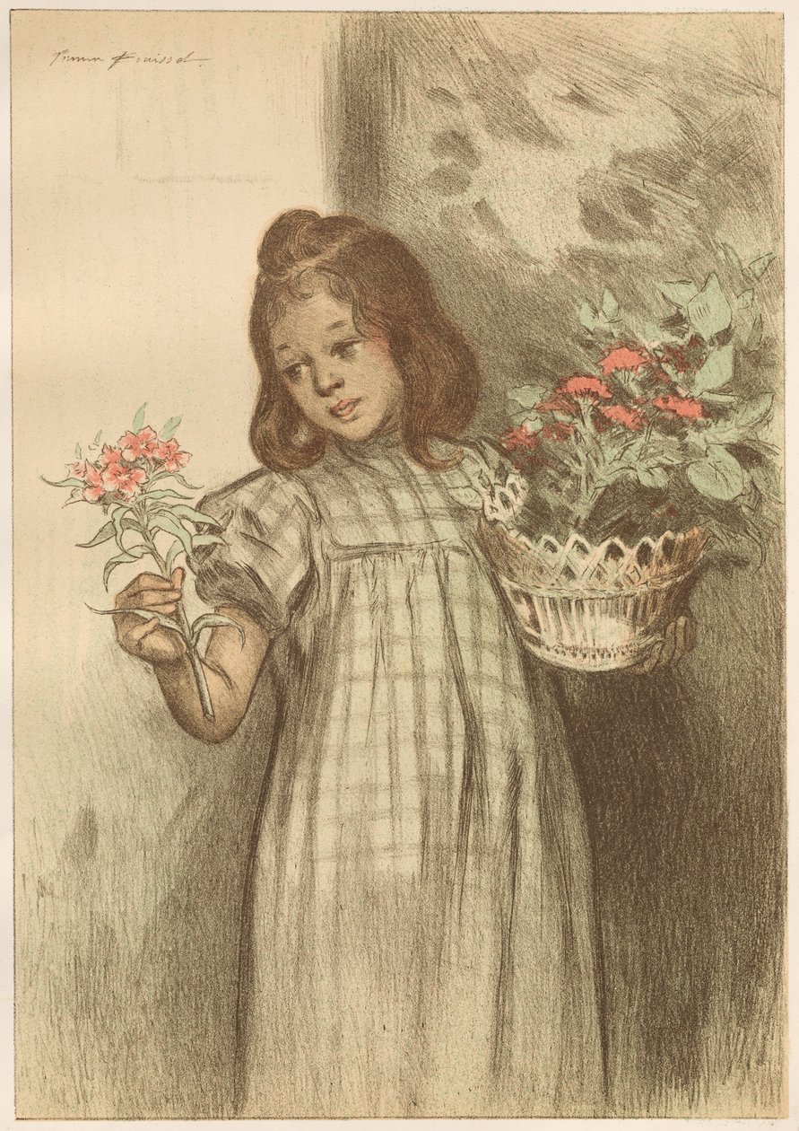 Bouquetière, publicado em 1899. de Firmin Bouisset