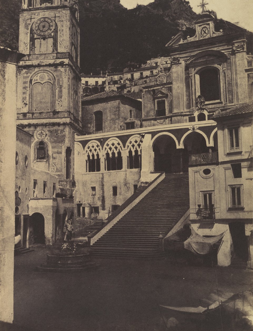 Amalfi, Catedral, 1853. de Firmin Eugène Le Dien