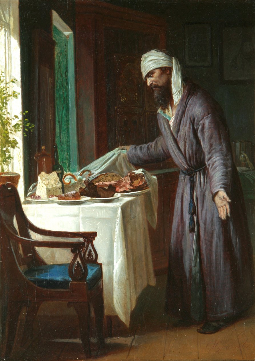 Ressaca da manhã, final do século XIX. de Firs Sergeevich Zhuravlev