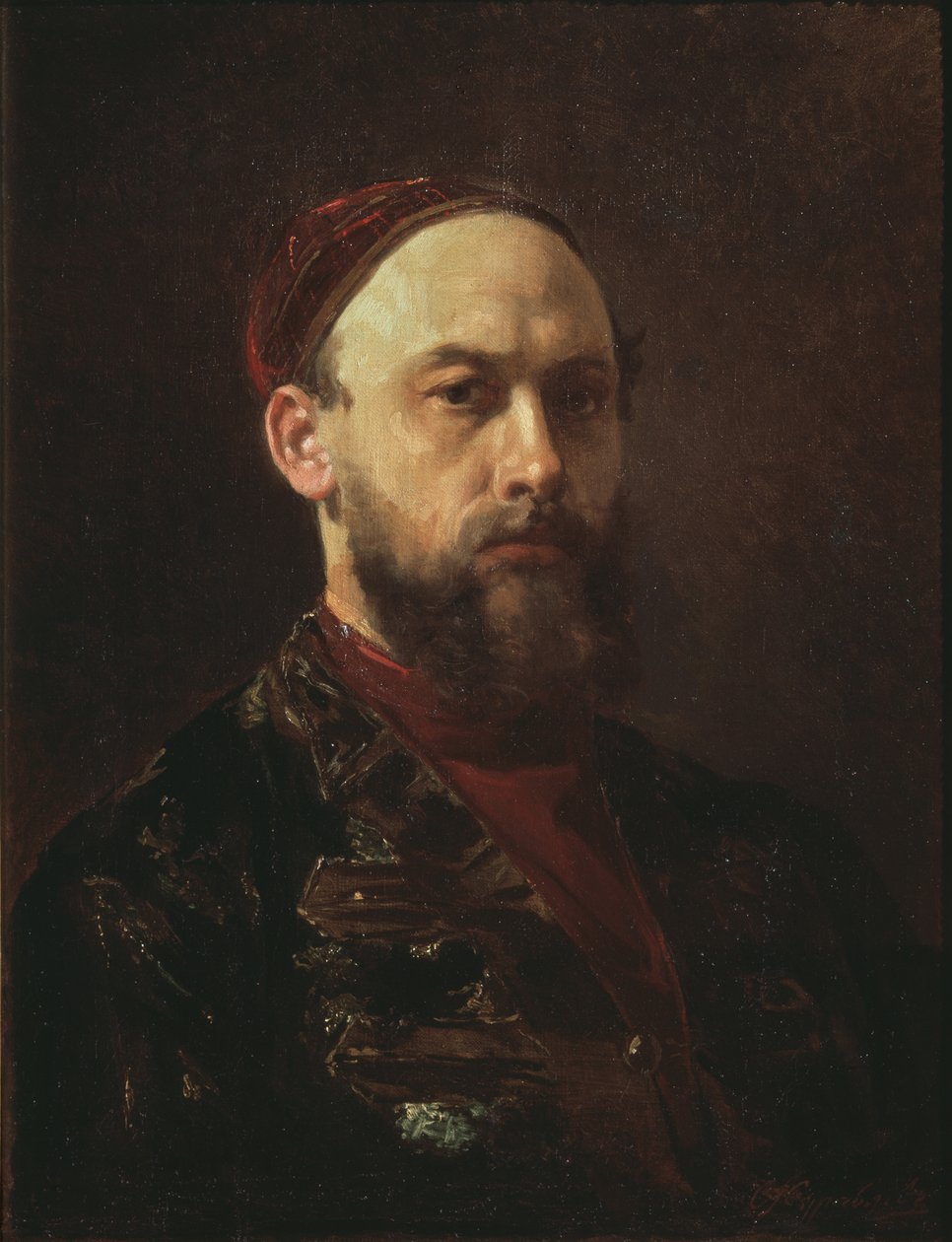 Auto-retrato de Firs Sergeevich Zhuravlev