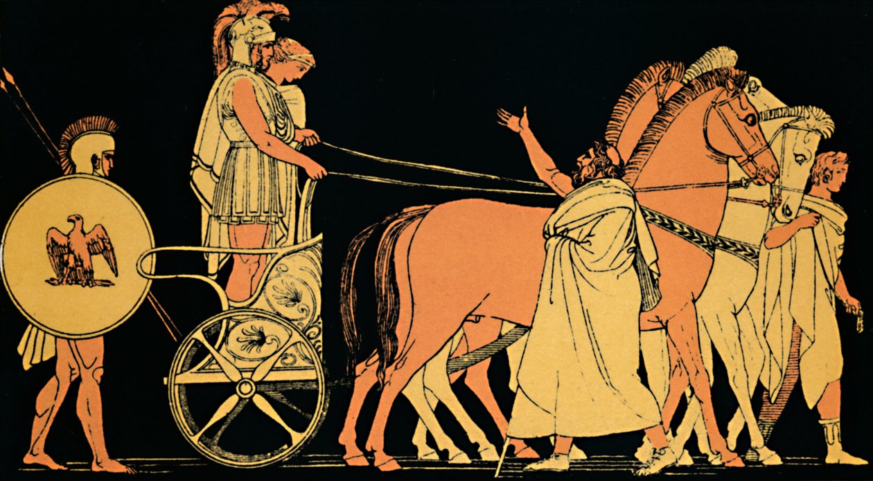 O Retorno de Agamenon, 1880 de Flaxman