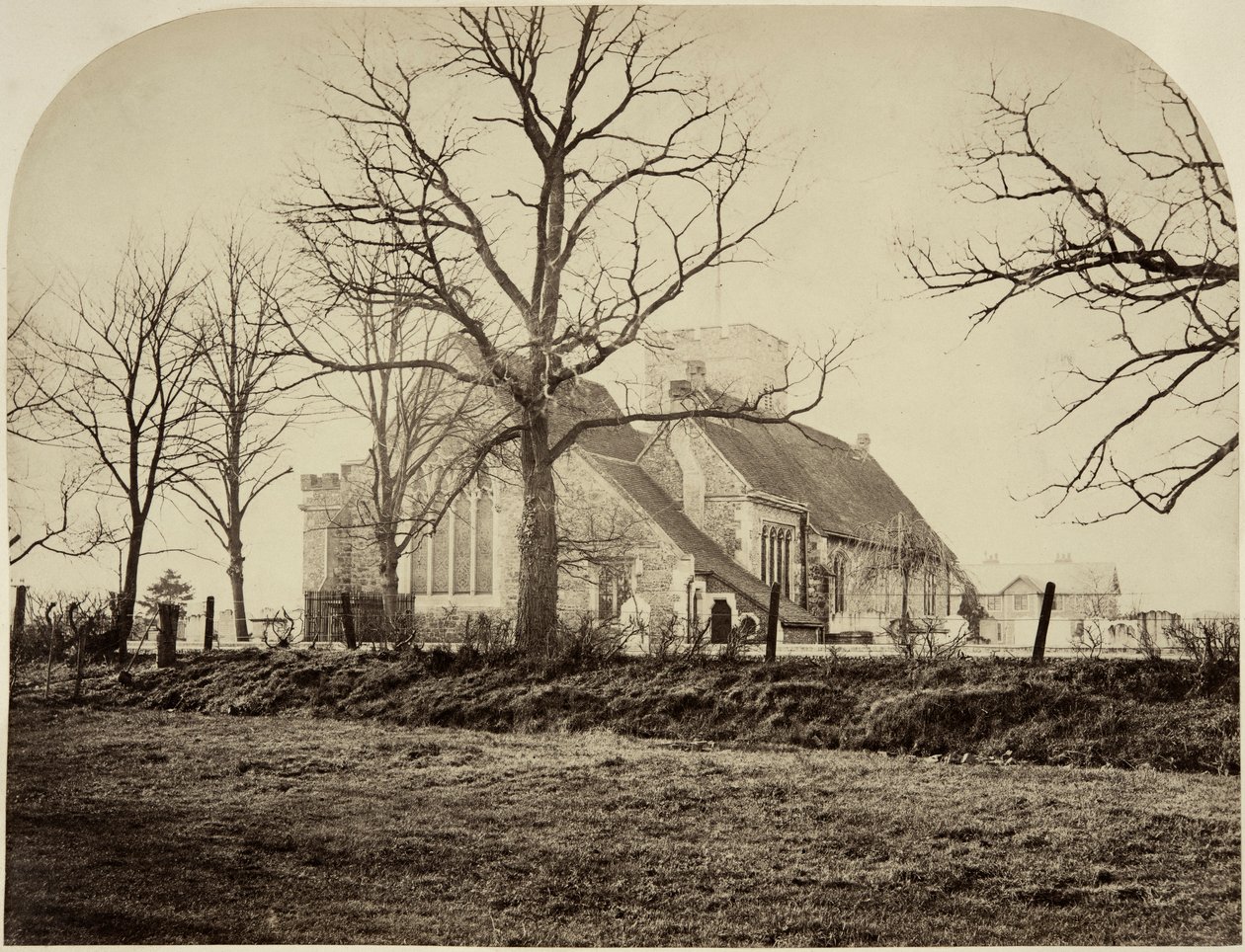 Igreja de São Paulino, Crayford, Londres, c1865-c1894 de Flaxman Charles John Spurrell