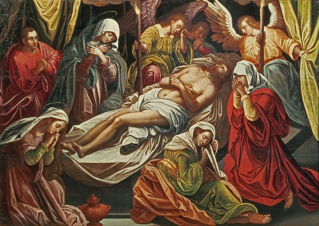 Sepultamento de Cristo, Villabranca (painel) de Flemish School