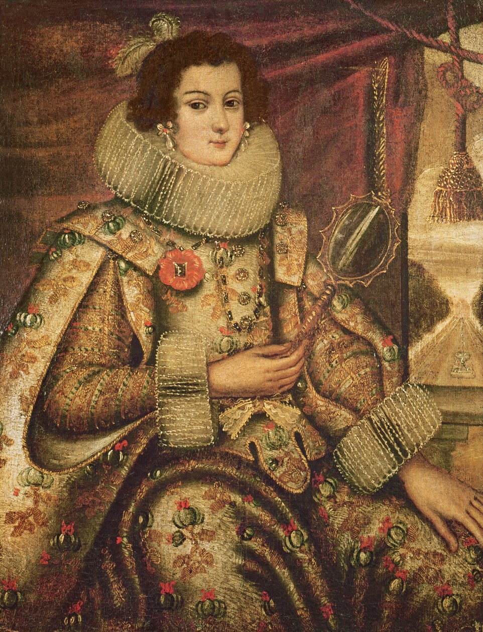 Margarida da Áustria (1522-86) Duquesa de Parma de Flemish School