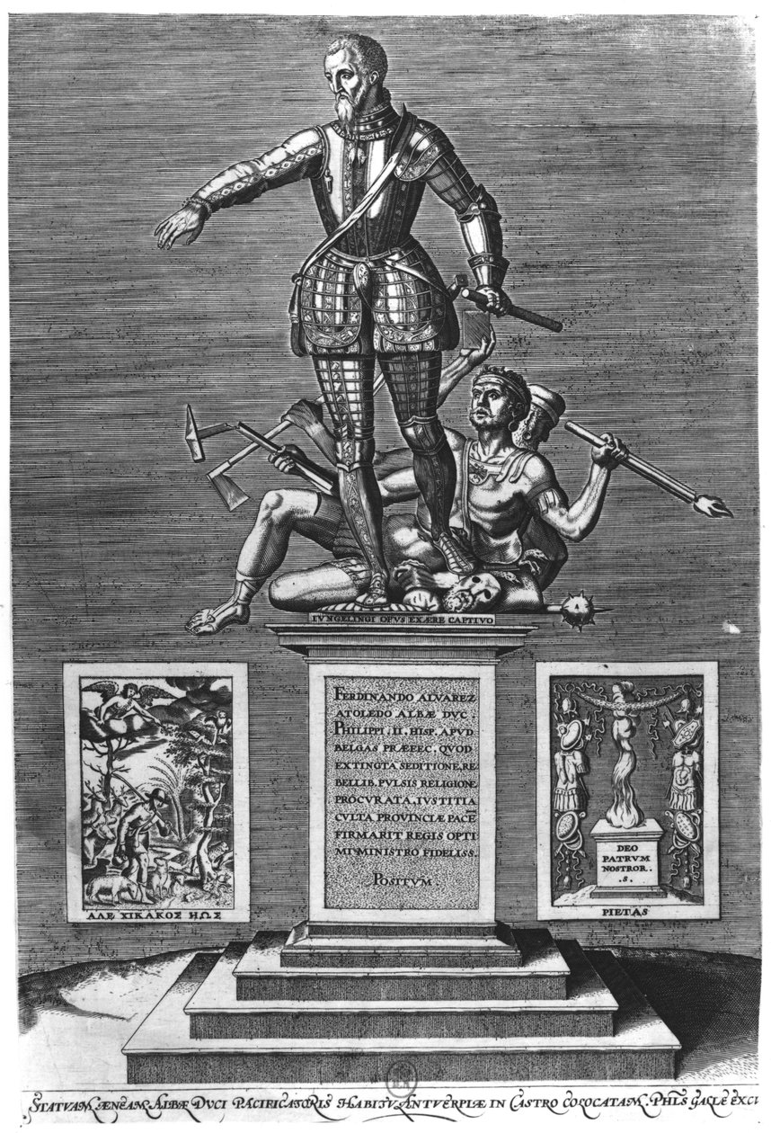 Retrato Glorificante Ferdinand Alvarez de Toledo (1508-82) Duque de Alba de Flemish School
