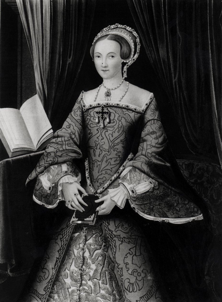Retrato de Elizabeth I quando Princesa (1533-1603) c.1546 de Flemish School