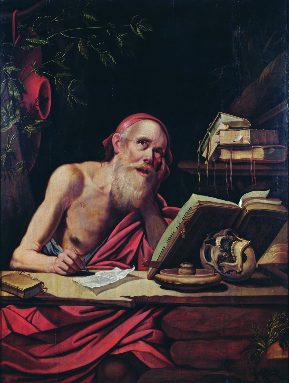 São Jerônimo (óleo sobre madeira) de Flemish School