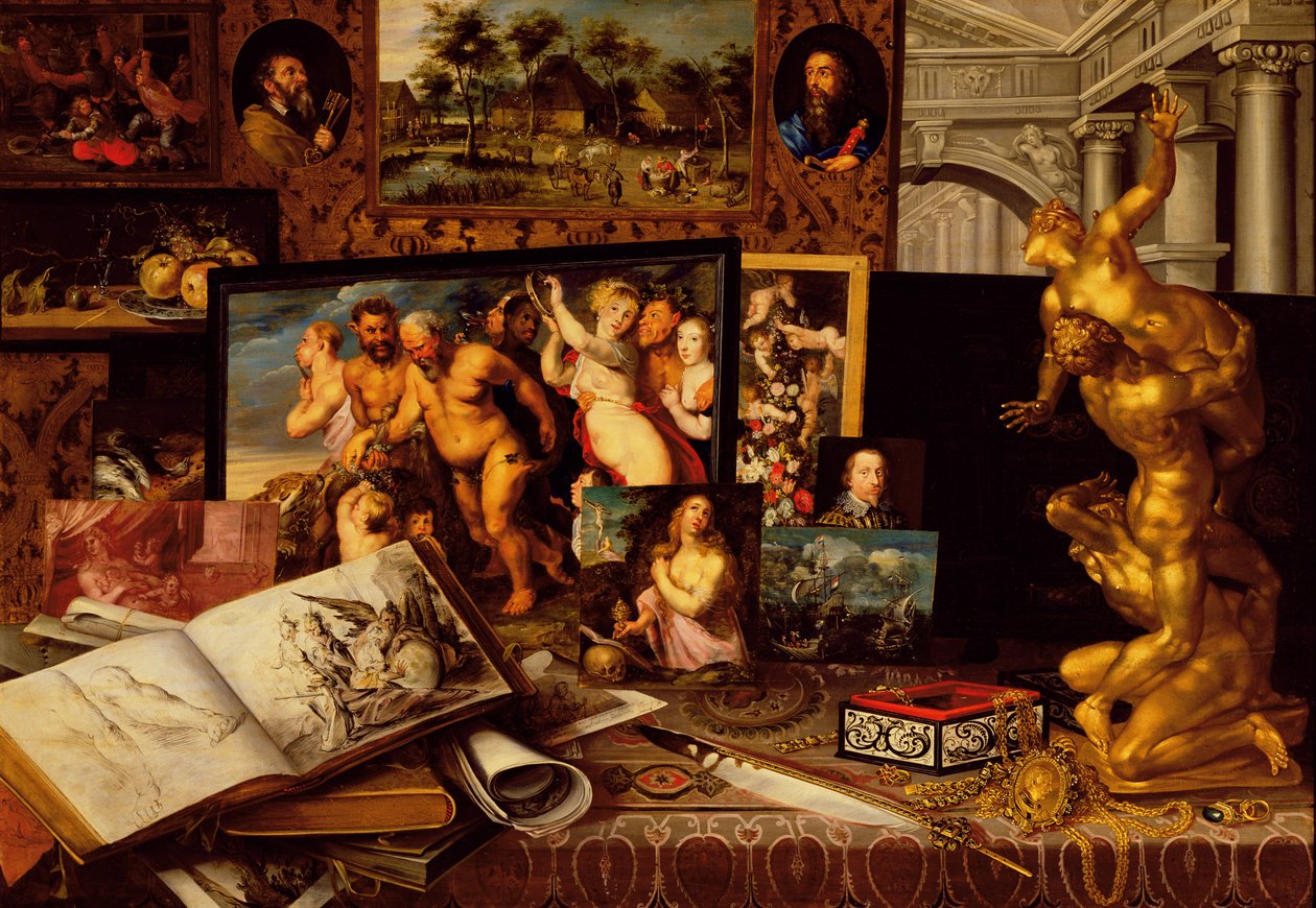 O Gabinete de Arte do Príncipe Real Vladislav Sigismund Vasa, 1626 de Flemish School