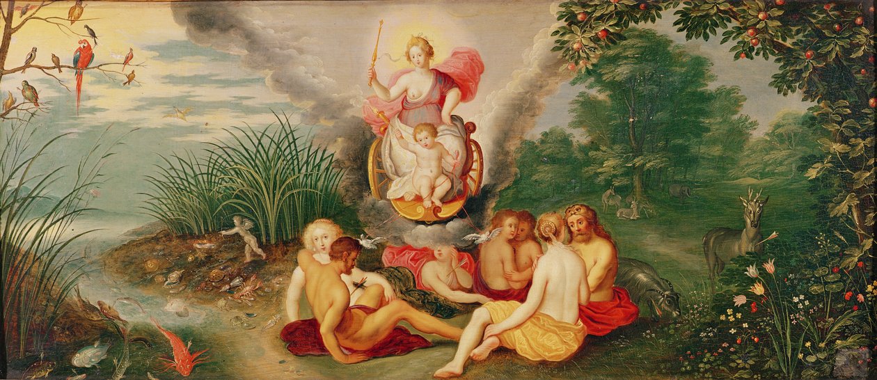 O triunfo de Vênus e do amor de Flemish School