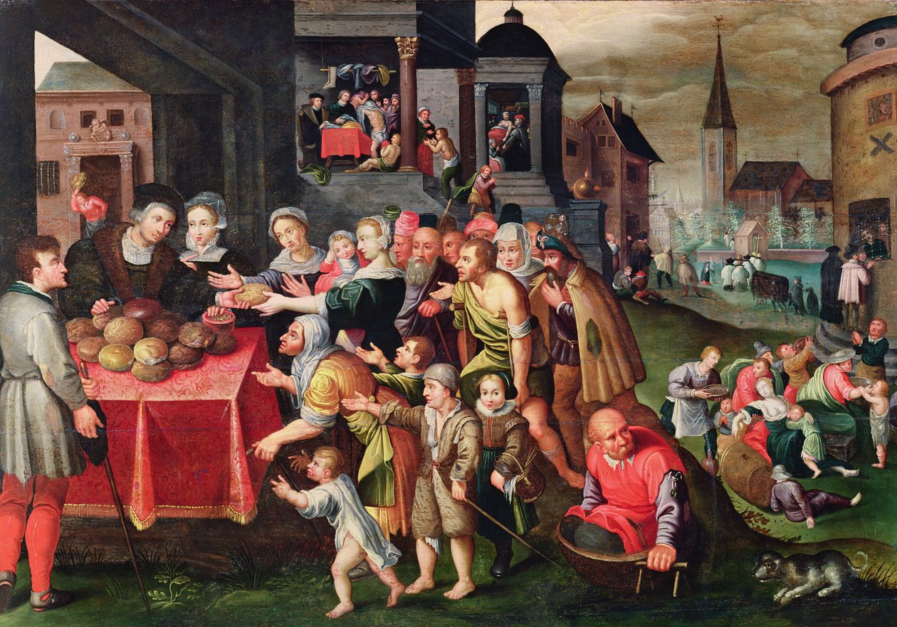 As obras da misericórdia de Flemish School
