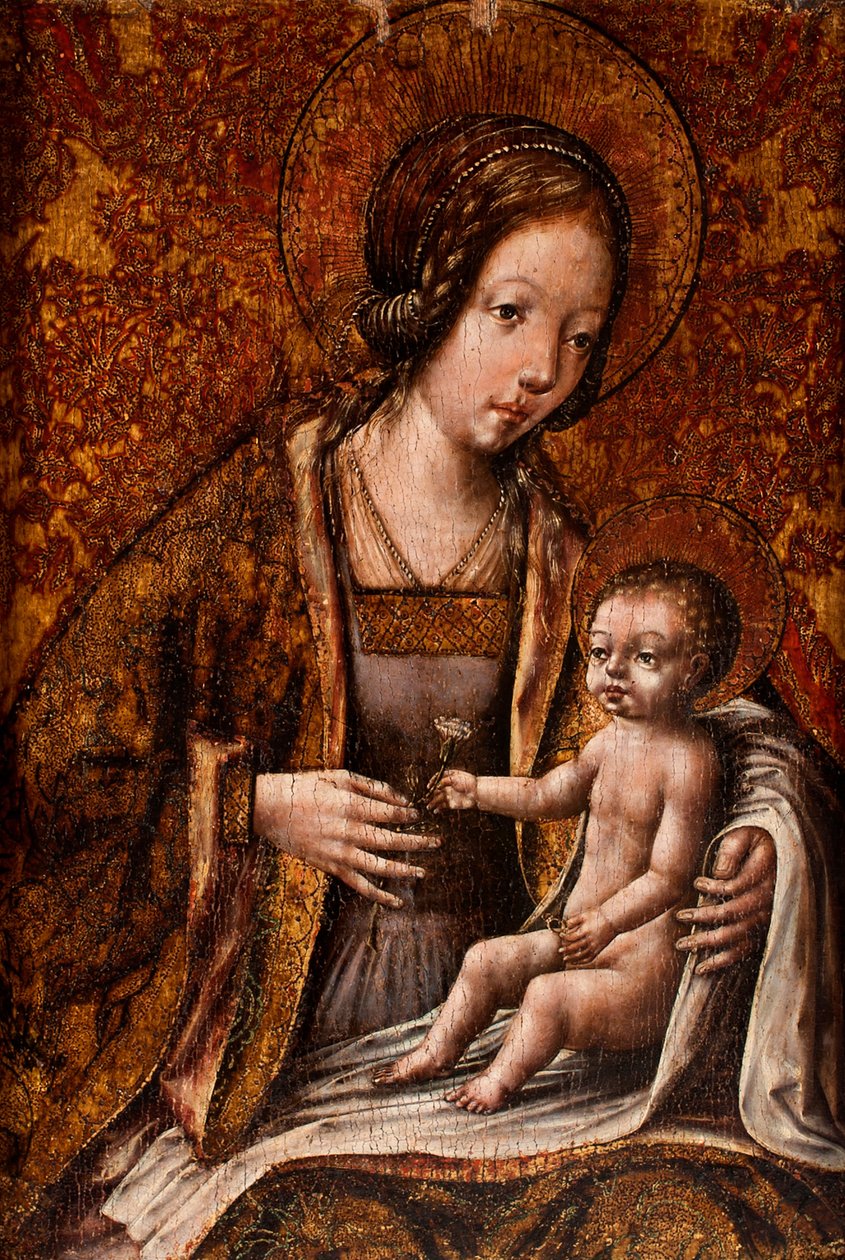 Madonna e criança de Flemish School