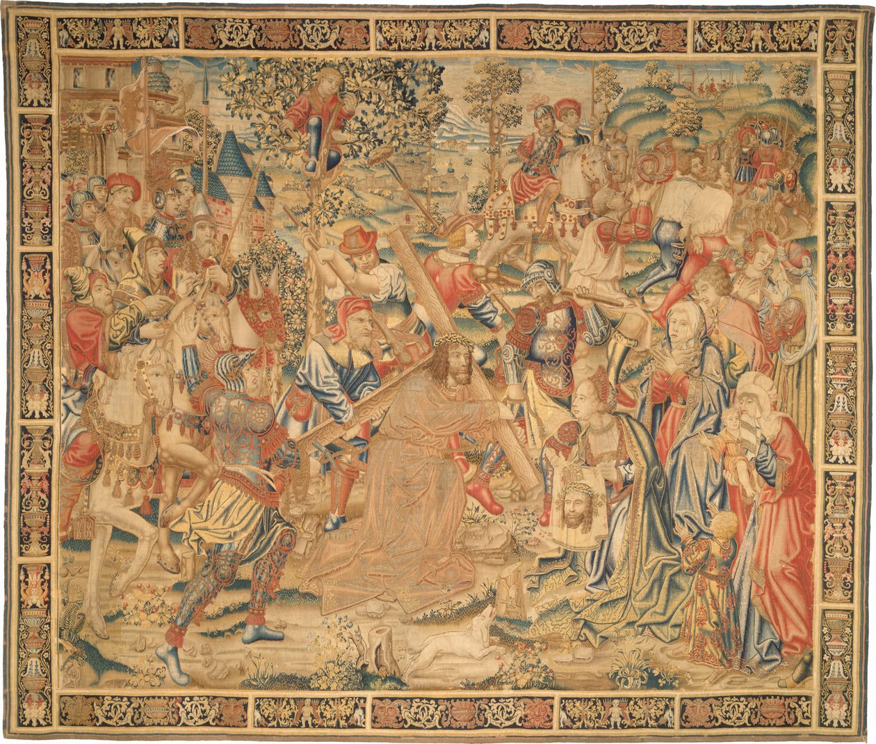 A Procissão ao Calvário de Flemish 16th Century