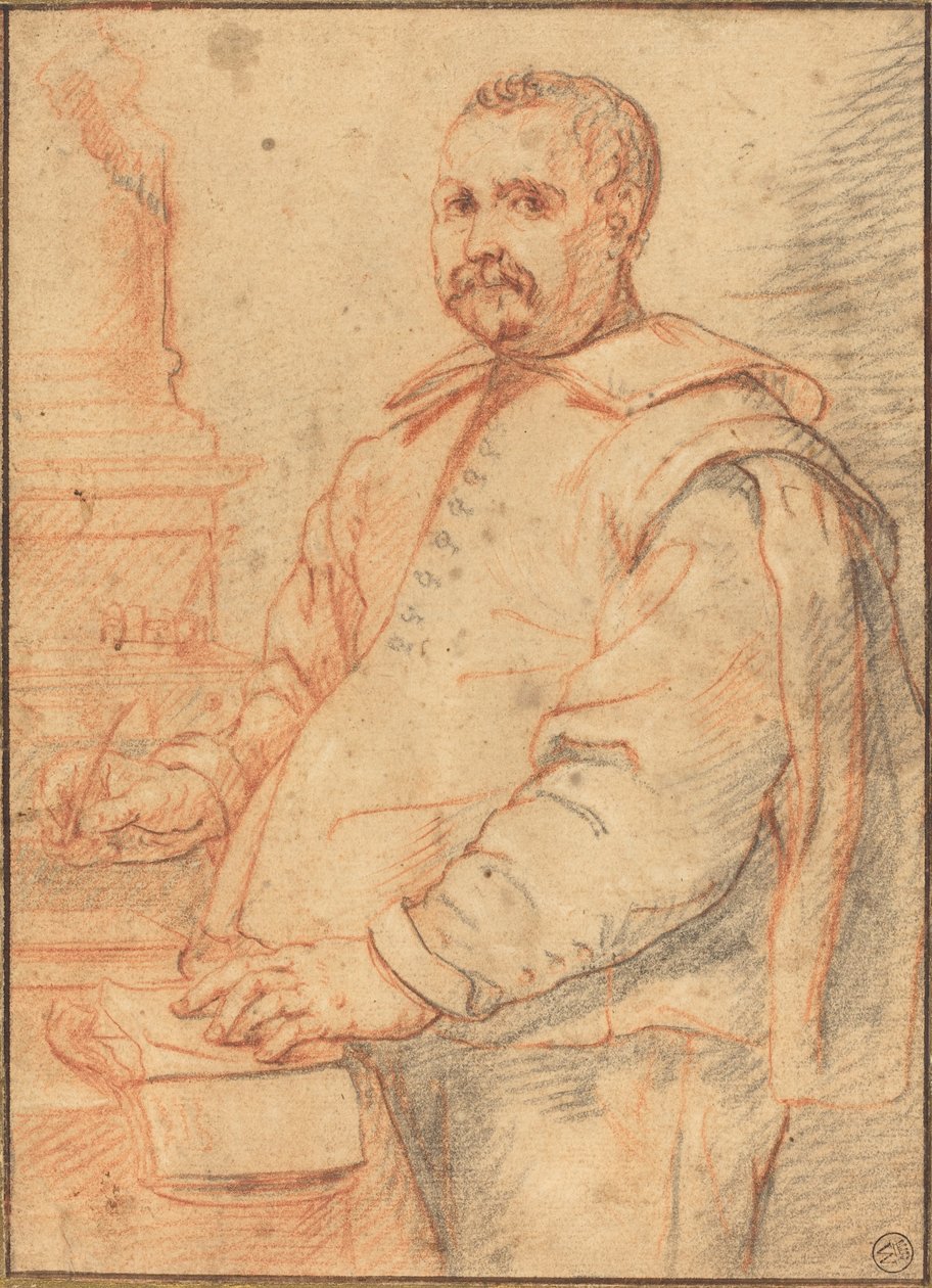 Uma escrita acadêmica de Flemish 17th Century