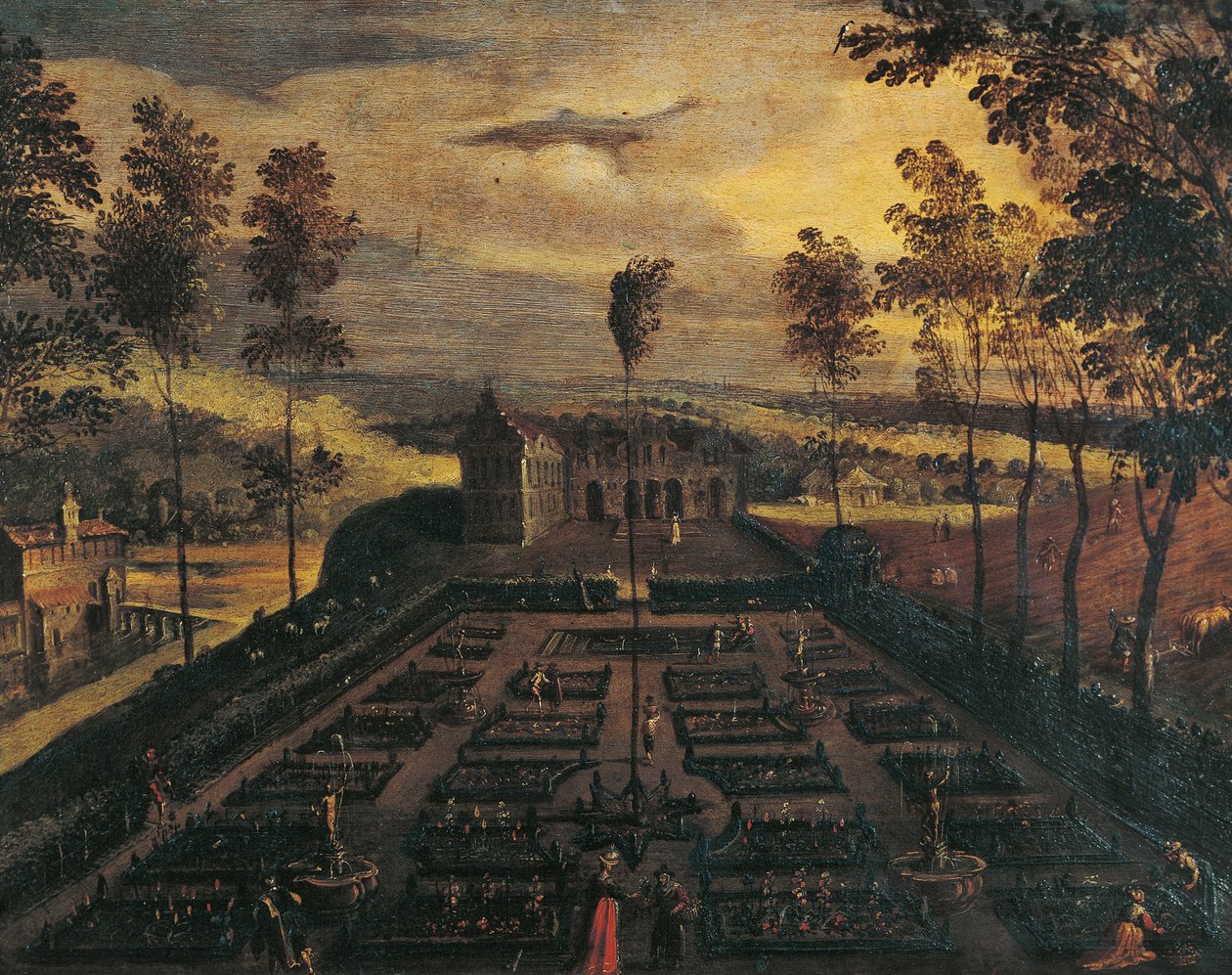 Um Jardim Italiano de Flemish School