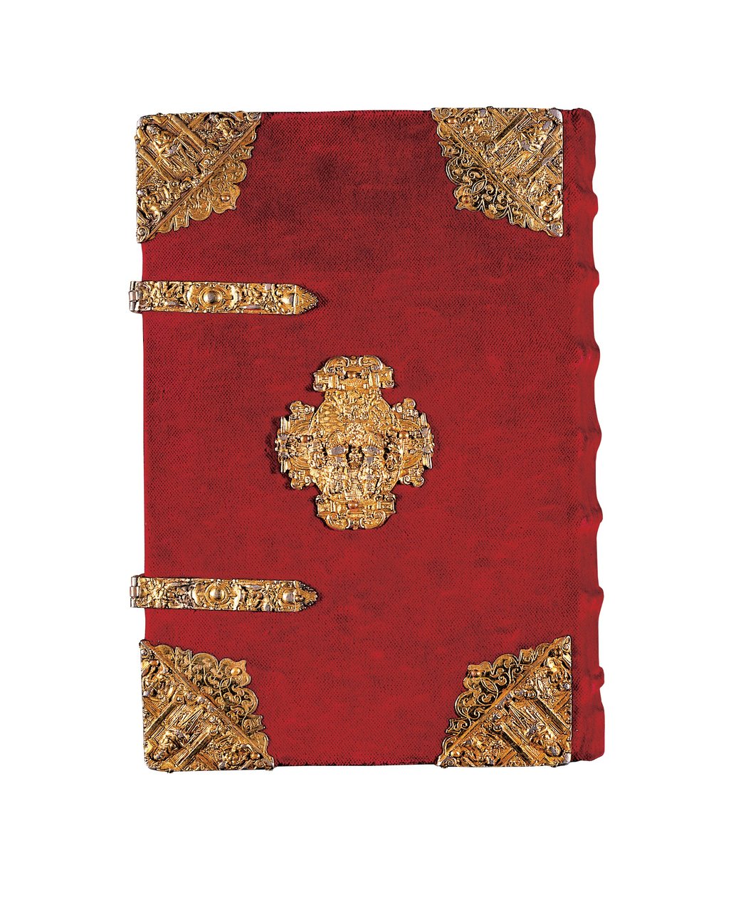 Encadernação do Livro de Horas de Rothschild, Ghent ou Bruges, c.1505 de Flemish School