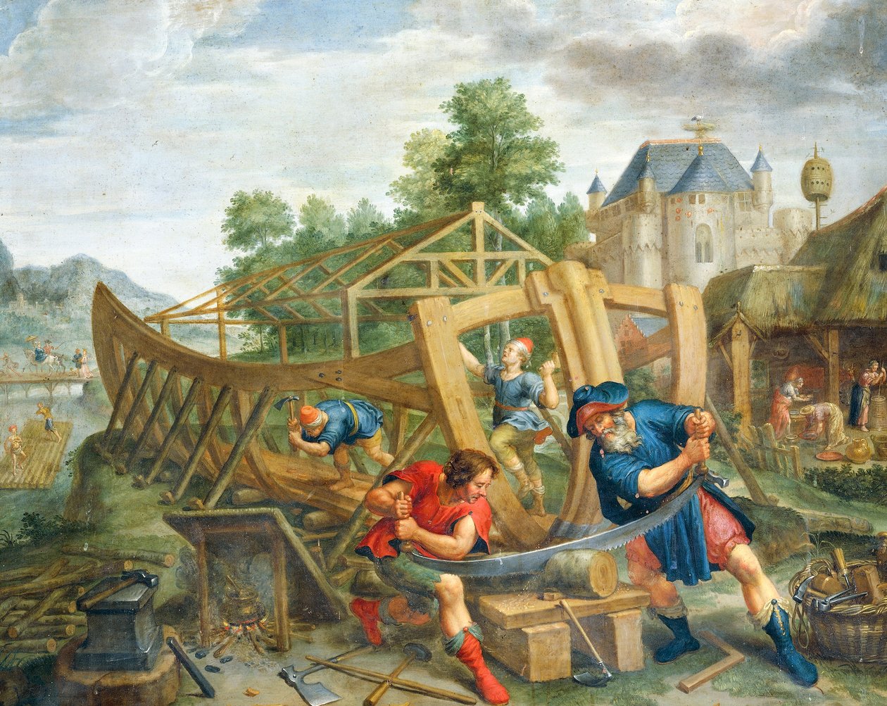 Arca de construção de Flemish School