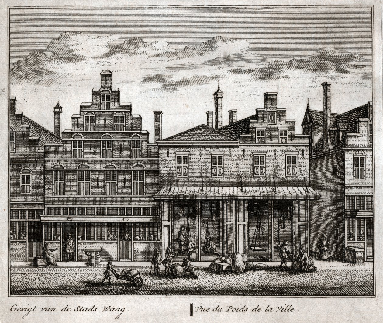 Delft, Países Baixos. (gravura de Flemish School