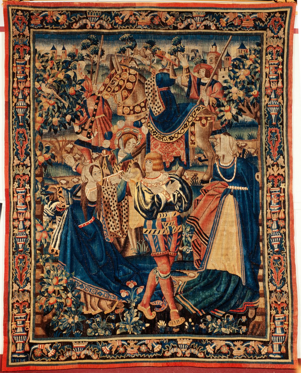 tapeçaria flamenga. século 16. de Flemish School