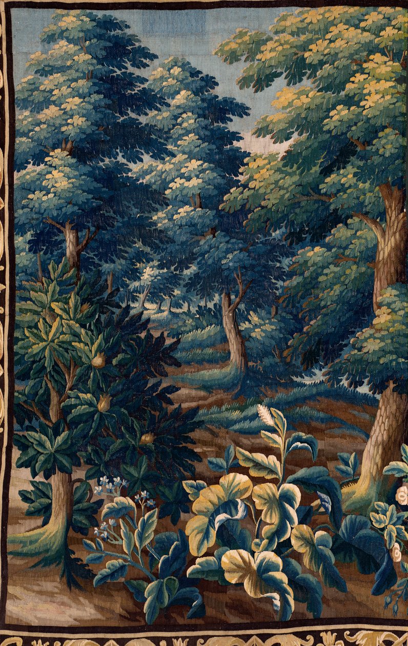 tapeçaria flamenga. Fim do século XVII. Propriedade da igreja Sint-Walburgakerk Oudenaarde (Dekenij van de Sint-Walburga). de Flemish School