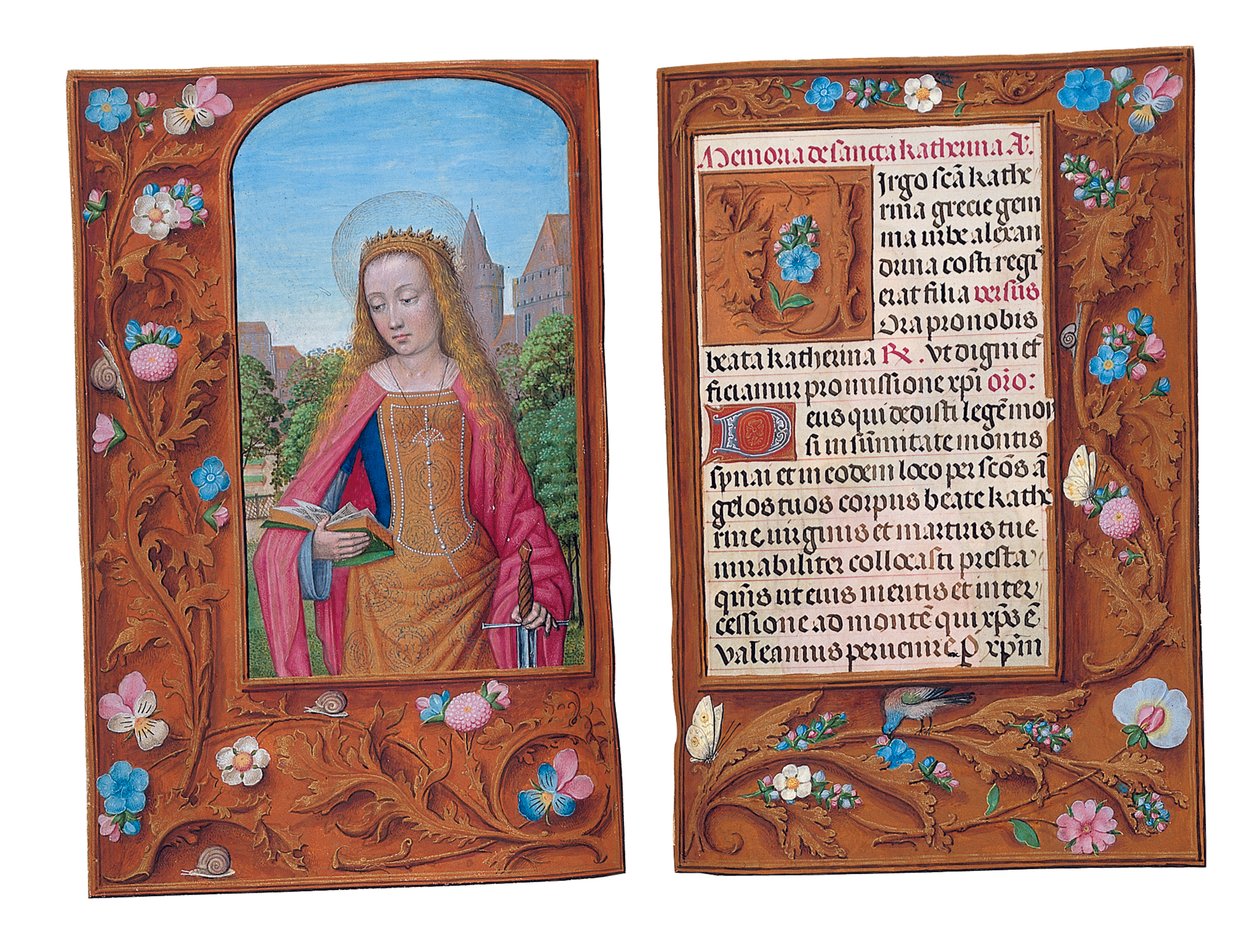 Fólios do Livro de Horas de Rothschild, Ghent ou Bruges, c.1505 de Flemish School