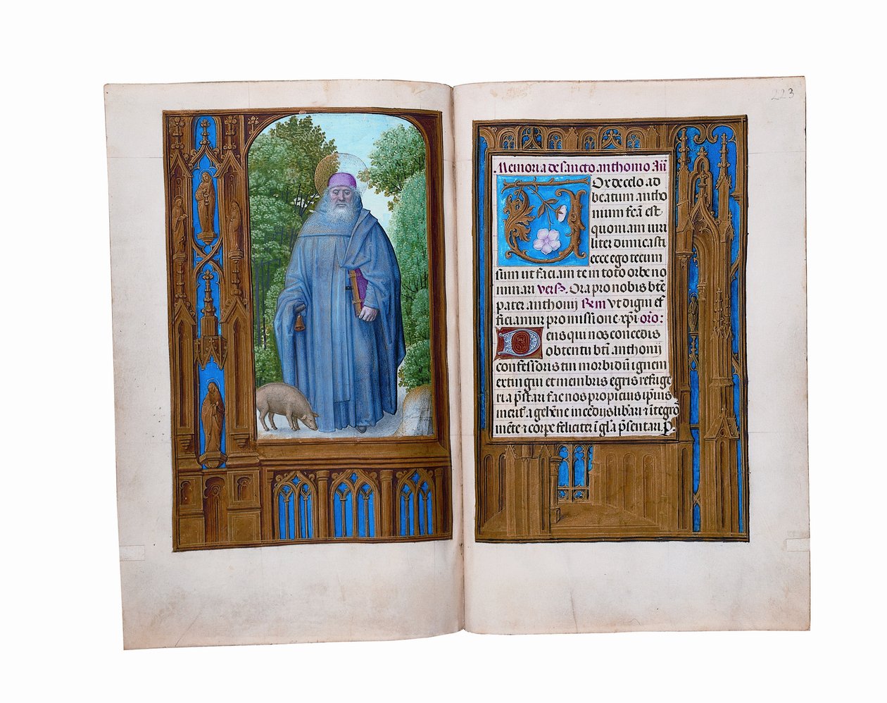 Fólios do Livro de Horas de Rothschild, Ghent ou Bruges, c.1505 de Flemish School