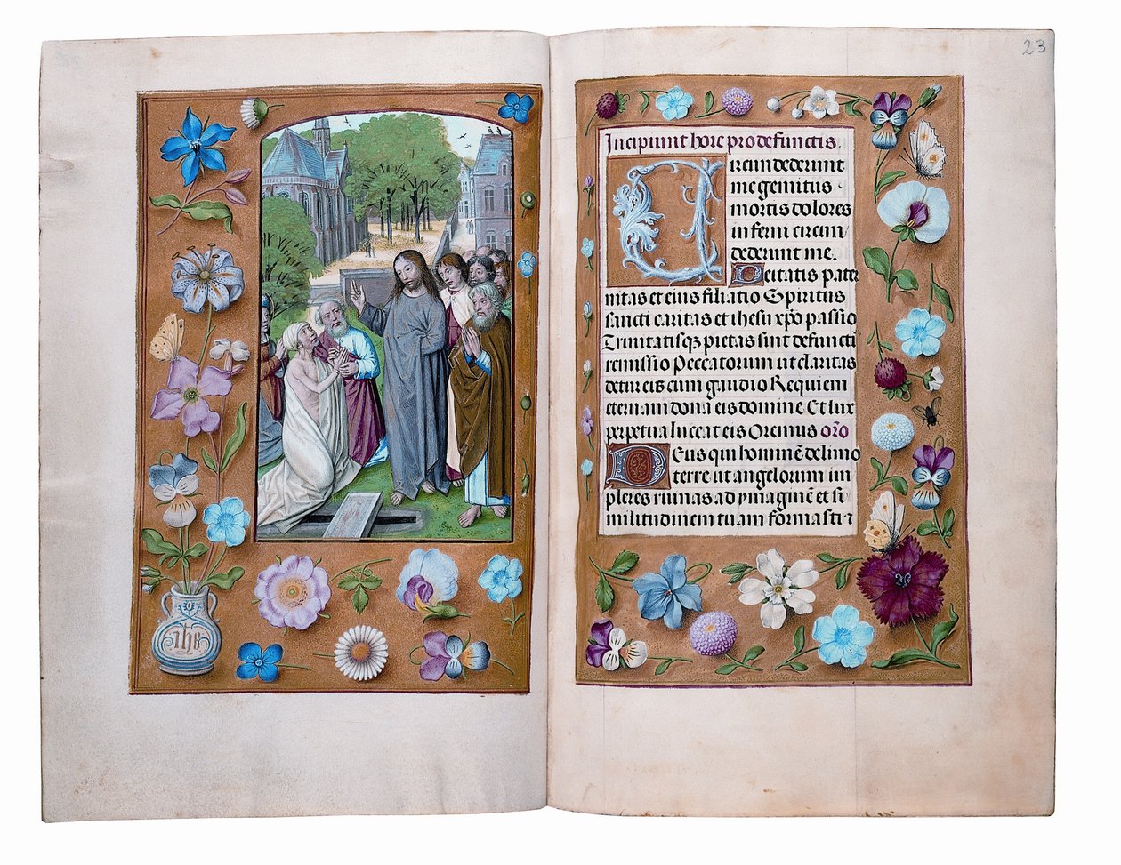 Fólios do Livro de Horas de Rothschild, Ghent ou Bruges, c.1505 de Flemish School