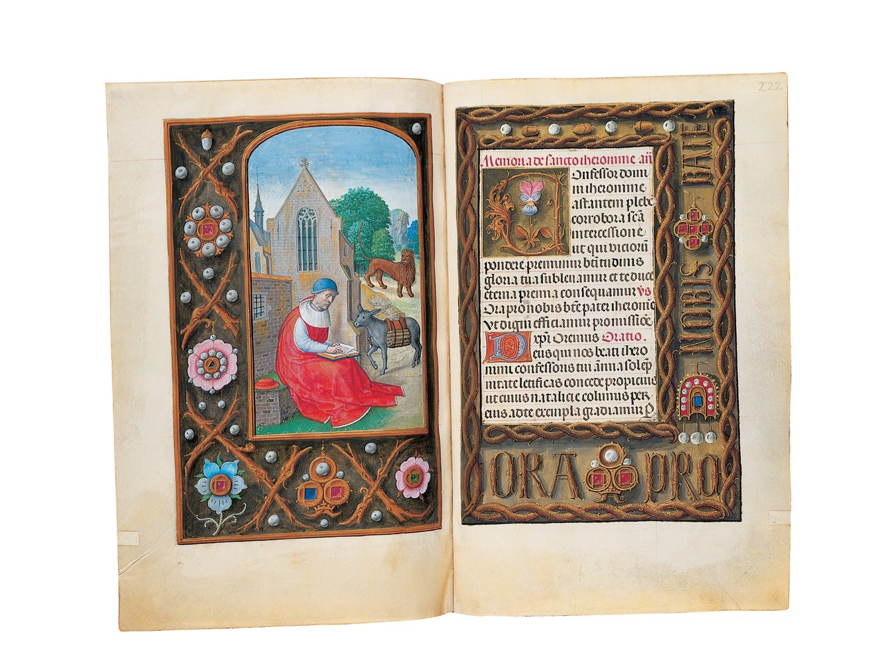 Fólios do Livro de Horas de Rothschild, Ghent ou Bruges, c.1505 de Flemish School