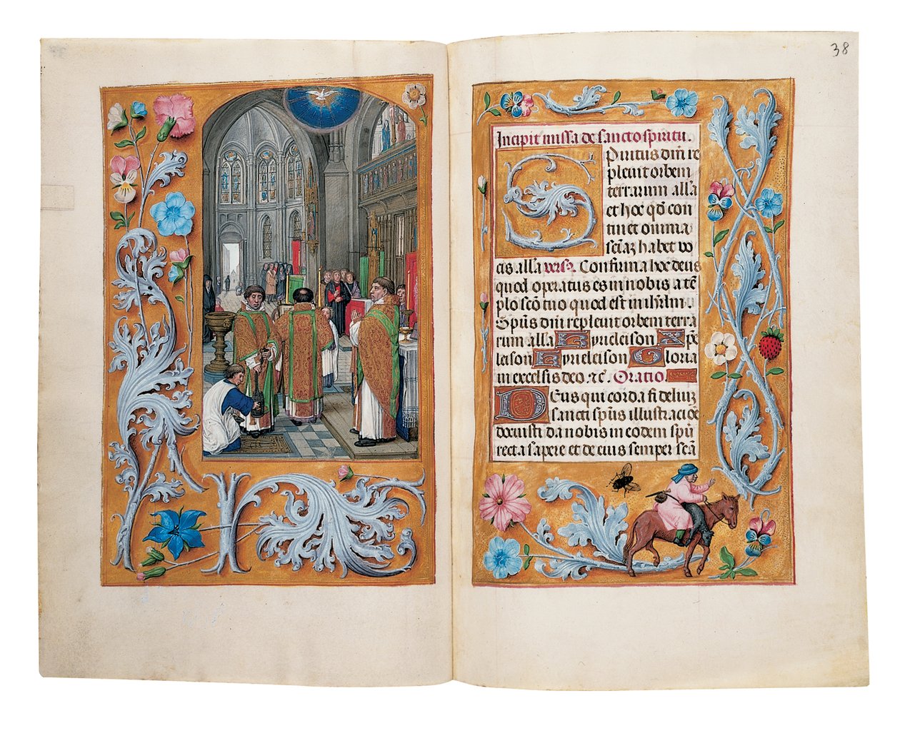 Fólios do Livro de Horas de Rothschild, Ghent ou Bruges, c.1505 de Flemish School
