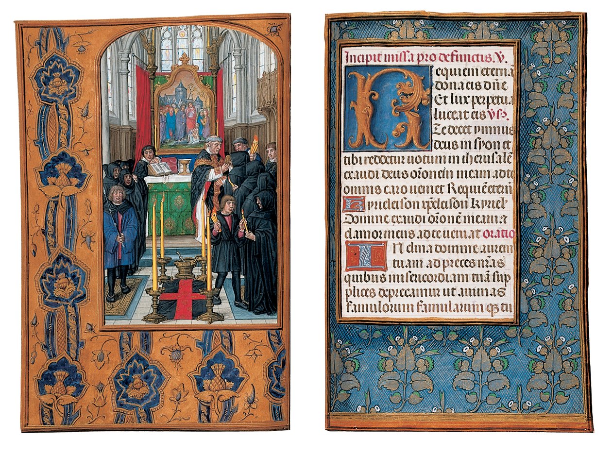 Fólios do Livro de Horas de Rothschild, Ghent ou Bruges, c.1505 de Flemish School