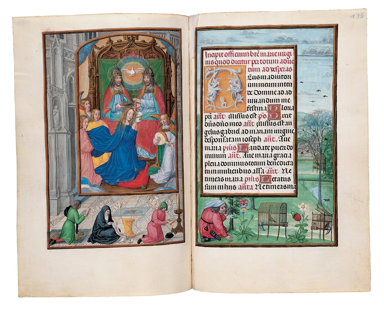 Fólios do Livro de Horas de Rothschild, Ghent ou Bruges, c.1505 de Flemish School